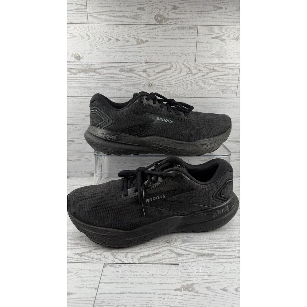 Brooks Glycerin 21 Shoes Mens 10.5 Black Ebony Road Race Running Neutral #666